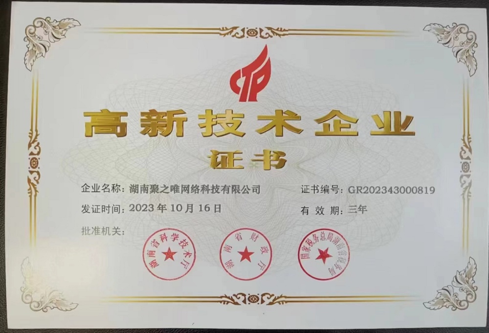 高新技术企业